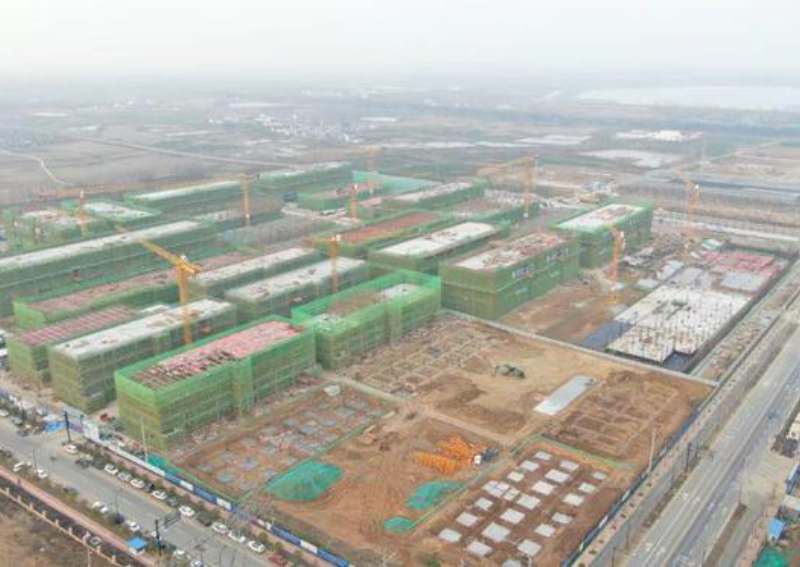 食品產(chǎn)業(yè)園一期啟動區(qū)項(xiàng)目已完成，總建筑面積16.6萬平米
